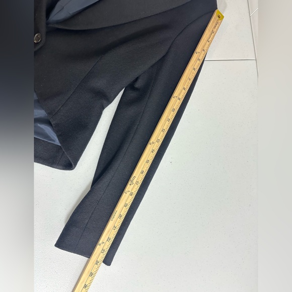 Ralph Lauren Sport Size 8 Black 100% Wool Tailcoat Tailored Blazer Women's - Picture 14 of 16